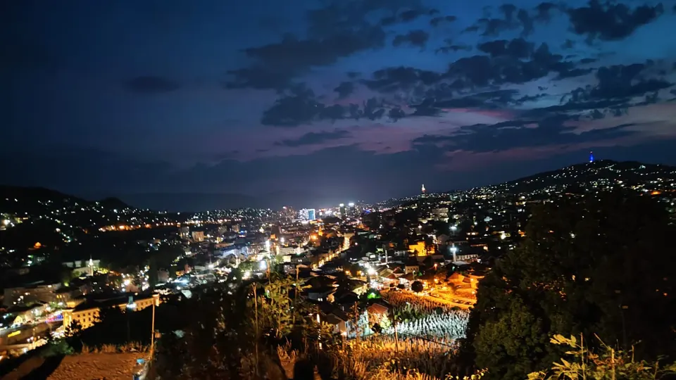 Sarajevo at night
